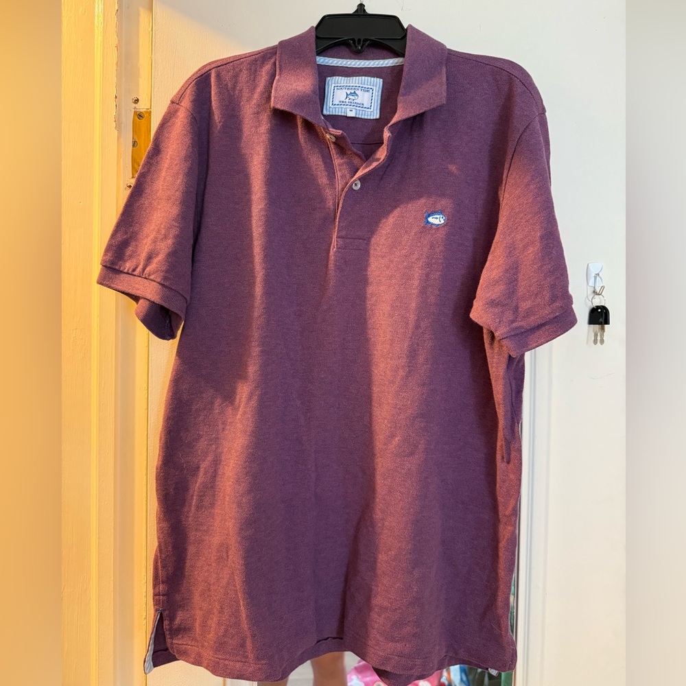 Men’s medium southern tide purple polo